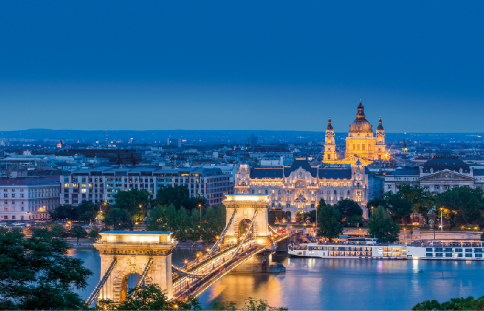 繽紛多瑙河輪１０天～維也納、瓦豪河谷、帕紹、布拉提斯拉瓦、布達佩斯