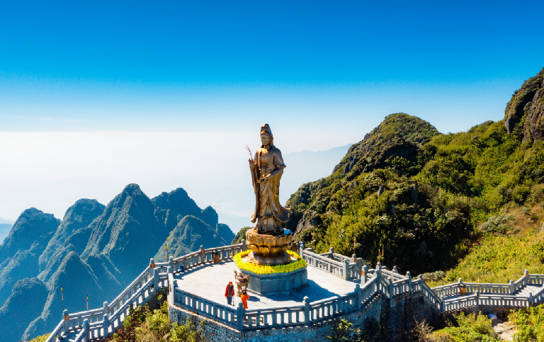 沙壩番西邦峰觀世音菩薩像